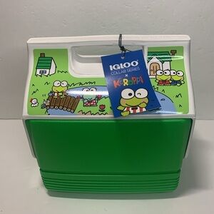 Sanrio Hello Kitty KEROPPI 6 Can Cooler Insulated Igloo Playmate NWT